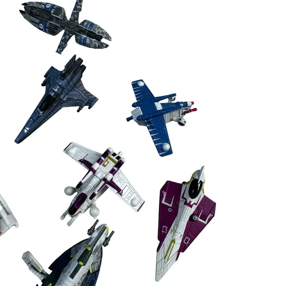 Lot of 12 Star Wars Miniatures Ships